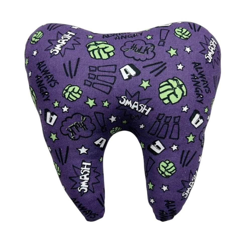 Tooth Fairy Pillow Hand Crafted - Hulk Marvel Avengers
